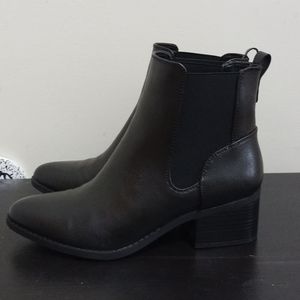 Call it Spring black ankle boots